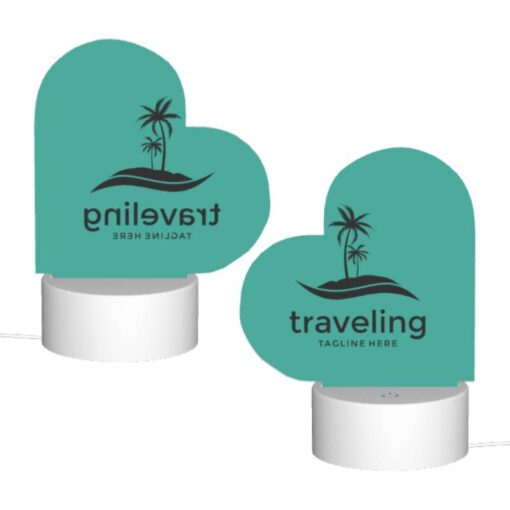 Love Acrylic Night Light, A Logo For A Traveling Company. -Nuas Diy Shop a237de740b4fb3625e3fce01cbebb2ebf3a9c144