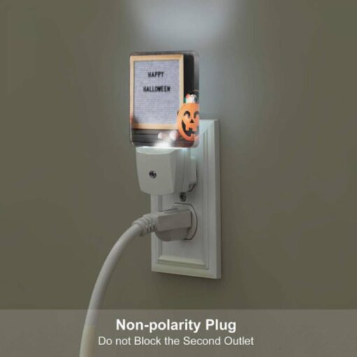 Night Light Set Of 2, A Happy Halloween Sign Is Displayed Next To A Pumpkin. -Nuas Diy Shop a295e4ffee4ae8267167191a91b30de812f2ad72