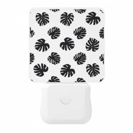 Night Light, A Pattern Of Black And White Flowers. -Nuas Diy Shop a2b6b0ecf215b4f84d0b475ecb0fa34a6577c088