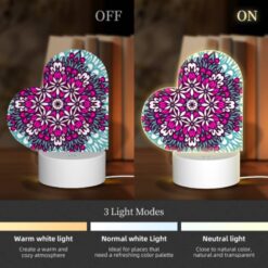 Love Acrylic Night Light, A Colorful Flower Design With Pink And Purple Hues. -Nuas Diy Shop a2dd24c7e43b122c73bf000a97ba16ec26f8be2f