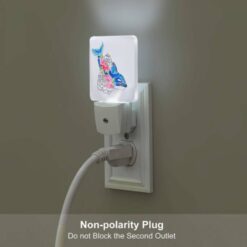 Night Light Set Of 2, A Blue Whale With Pink Flowers On Its Back. -Nuas Diy Shop a3522f31fbf4568c6f196004d4449fd477e42b55
