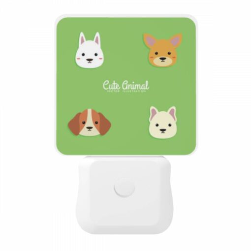 Night Light, Four Different Animal Stickers Are Shown On A Green Background. -Nuas Diy Shop a3a1566437f916e5e71933d8bd9f496fa784e5cb