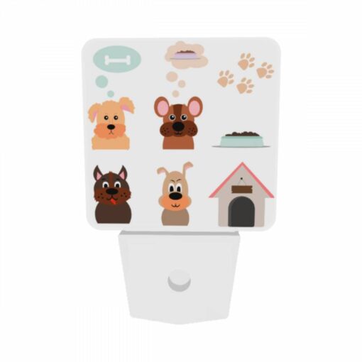 Night Light Set Of 2, A Collection Of Cartoon Dog Images. -Nuas Diy Shop a46c1e67227aae3ff44e62b7a37732b23bc469d0