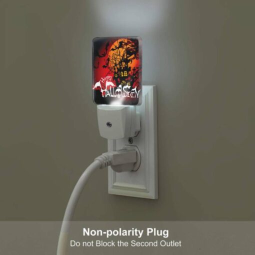 Night Light, A Halloween Poster With A Castle And Bats. -Nuas Diy Shop a480698f4f4343b9f0f1083c65dd9f6773b9bc58