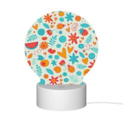 Round Acrylic Night Light, A Colorful Pattern Of Hearts -Nuas Diy Shop a501bf89fb3d21ff07b44910654b4645cd112163