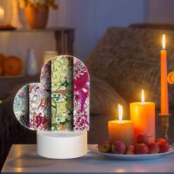 Love Acrylic Night Light, Four Different Colored Paintings Of Flowers. -Nuas Diy Shop a5a25d1d71e7784ecf395362fec01d4e3244f8a8