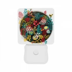 Night Light Set Of 2, A Colorful Circle With A Variety Of Plants And Fruits. -Nuas Diy Shop a66d6a927c7b9280ce909480e27945b7f4991172