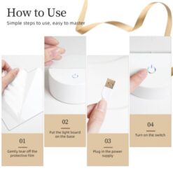 Rectangular Acrylic Night Light, A Collection Of Four Posters With Beach Themes. -Nuas Diy Shop a834cf24c8e99c212af0330c132846eac238f07c 1