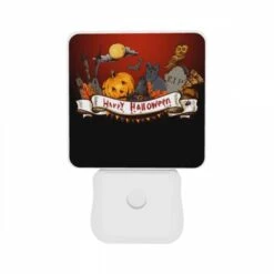 Night Light Set Of 2, A Halloween Sign With A Cat And A Pumpkin On It. -Nuas Diy Shop a83f33b9a56c0ab4daff0603fb241530a40f085e