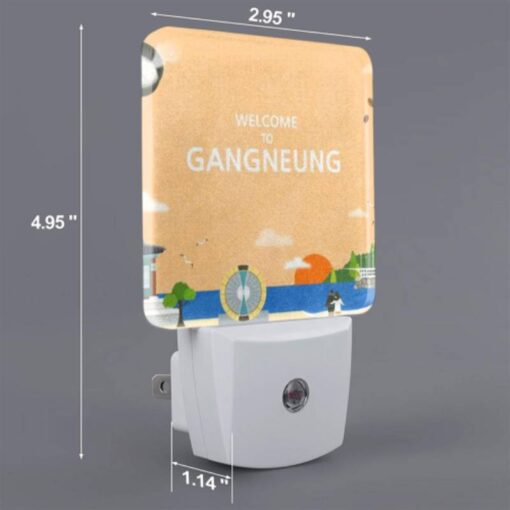 Night Light Set Of 2, A Colorful Poster Welcoming Visitors To Gnangueung. -Nuas Diy Shop a938b96440ff7dff41faad33d573bcc491178a27