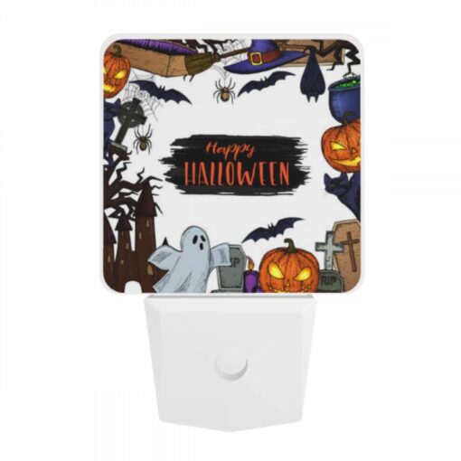 Night Light, A Colorful Halloween Poster With A Spider -Nuas Diy Shop a971eb9e3ab82517838ac7cb09ffe182e697bd42