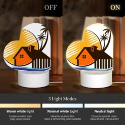 Love Acrylic Night Light, A House With A Palm Tree In Front Of It. -Nuas Diy Shop a98752fa3c611a9a9aa5de57692bd9b39c69621f