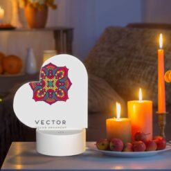 Love Acrylic Night Light, A Colorful Round Ornament With A Design On It. -Nuas Diy Shop a99ca7b26b4b19587c11313545f8ab8328ea385e