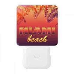 Night Light, A Colorful Beach Sign With The Words "Miami Beach" Written In Yellow. 10 Night Light, A Colorful Beach Sign With The Words "Miami Beach" Written In Yellow. -Nuas Diy Shop a9c8252de30bbdf20dec2d035e1cb512d365e5e9