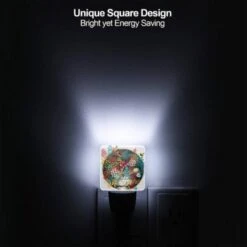 Night Light Set Of 2, A Colorful Circle With A Variety Of Plants And Fruits. -Nuas Diy Shop a9ecdd982740e19090a0c5249e0b2e4ab4bf7c98