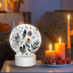 Round Acrylic Night Light, A Collection Of Different Flowers And Plants. 8 Round Acrylic Night Light, A Collection Of Different Flowers And Plants. -Nuas Diy Shop aa7c19ecf78378de7b1c4a745b942bf94fb661fe