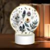 Round Acrylic Night Light, A Collection Of Different Flowers And Plants. -Nuas Diy Shop aaa679eea0a32e2eafc0ed9e1f9b1b73d46772da