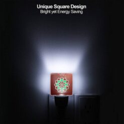 Night Light, A Green And Brown Geometric Design. -Nuas Diy Shop aaeb28c51e55089ed7767e56467ea6a32ea06810