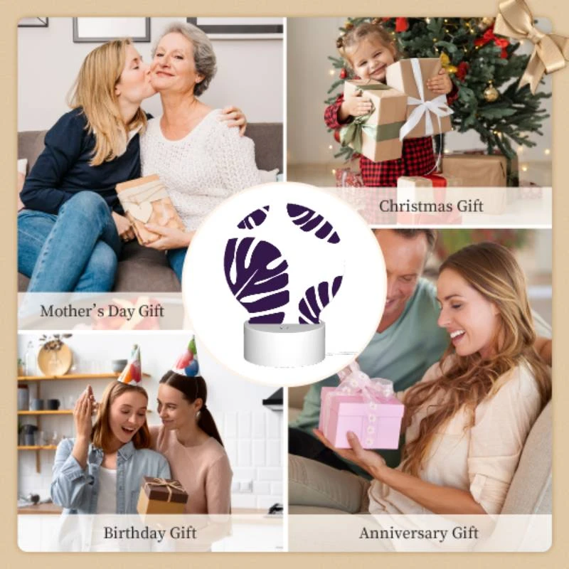 Round Acrylic Night Light, A pattern of leaves on a white background. Round Acrylic Night Light, A Pattern Of Leaves On A White Background. -Nuas Diy Shop ac55015bfe9012996bf2716678c7d3ca19a078a3