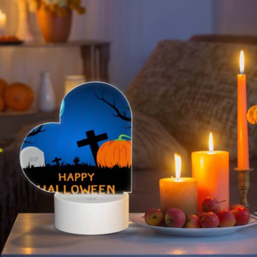 Love Acrylic Night Light, A Halloween Scene With A Moon -Nuas Diy Shop acc891ea15c09a6d6cfcb9ffd77798079fa1cbd2