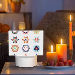 Rectangular Acrylic Night Light, A Collection Of Colorful Flower Designs. -Nuas Diy Shop ad3f1f4ef242a9b3d34c8ad72e9a42e4a33c3641