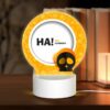 Round Acrylic Night Light, A Halloween Themed Plate With A Skull On It. -Nuas Diy Shop ad75ac08800c827ec471f14e222623f3d53e2d64