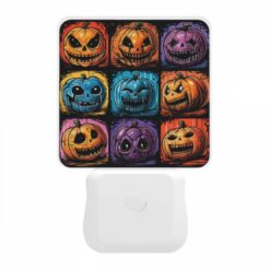 Night Light, A Collection Of Halloween Pumpkins With Different Expressions. -Nuas Diy Shop adf0c4c77d04c0696ebf7e9619869ffa336ac5de