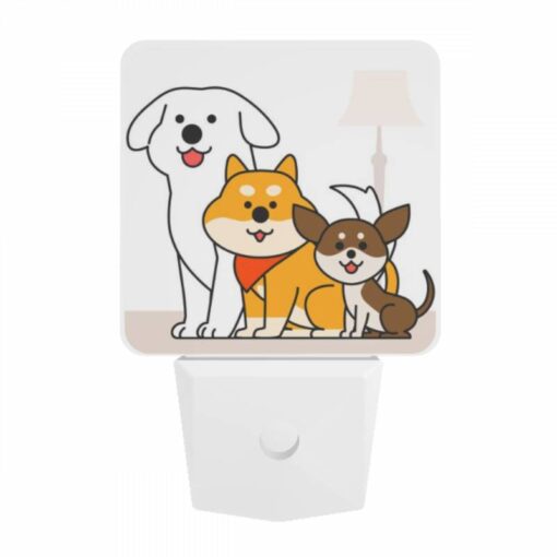 Night Light, Three Dogs Are Sitting Together -Nuas Diy Shop ae12516f6a3abcb7ca9ac068c4108f0793aebb50