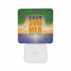 Night Light Set Of 2, A Sale Sign For Summer Is Displayed On A Beach. -Nuas Diy Shop ae222381d8103adc5120c6f845a42859527198a2