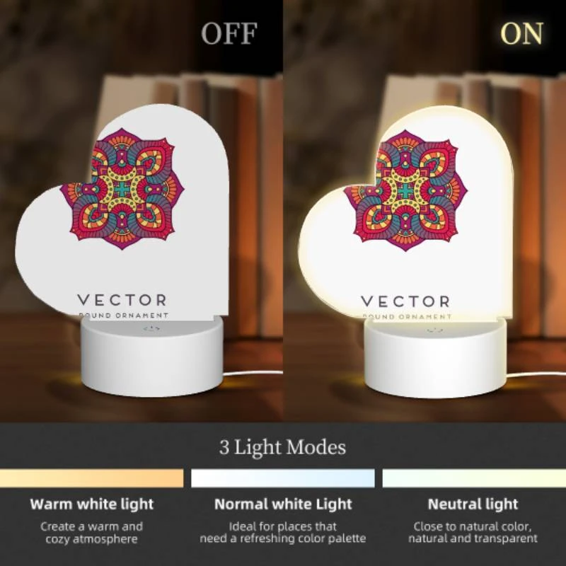 Love Acrylic Night Light, A colorful round ornament with a design on it. Love Acrylic Night Light, A Colorful Round Ornament With A Design On It. -Nuas Diy Shop aeaf904d116b9a8b18af2e35bf9c25c1685aa1d1
