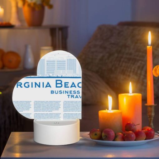 Love Acrylic Night Light, A Blue And White Map Of Virginia Beach -Nuas Diy Shop af65780261ee65d572be65d500f76a522553c15f