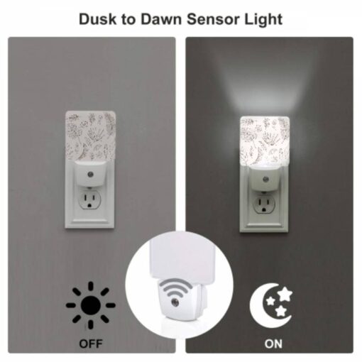 Night Light Set Of 2, A Collection Of Leaves And Flowers In Various Colors. -Nuas Diy Shop afccd95c2fedc631ff84bdd320e42ed21ea23788