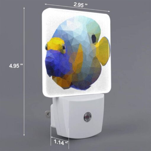 Night Light Set Of 2, A Blue And Yellow Fish With A Black Nose. -Nuas Diy Shop b02891b9a7f0c067fafd14502989c57ba623a32f