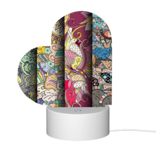 Love Acrylic Night Light, Four Different Colored Designs Of A Flower. -Nuas Diy Shop b0596c98f72f99f82b86d17e6c3a64d53ac117f4