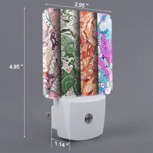 Night Light Set Of 2, Three Different Colored Paintings Of A Fish. -Nuas Diy Shop b085400707bf42879c7e51a31b110c8e0f8d548e
