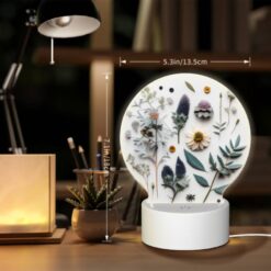 Round Acrylic Night Light, A Collection Of Different Flowers And Plants. 7 Round Acrylic Night Light, A Collection Of Different Flowers And Plants. -Nuas Diy Shop b085667d3bc499bab6adb873f532e69df7a84e08