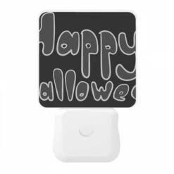 Night Light, A Black And White Sign That Says "Happy Halloween". 10 Night Light, A Black And White Sign That Says "Happy Halloween". -Nuas Diy Shop b0f4f120eb2c3ef97e6f46449b4de7cb697aa539