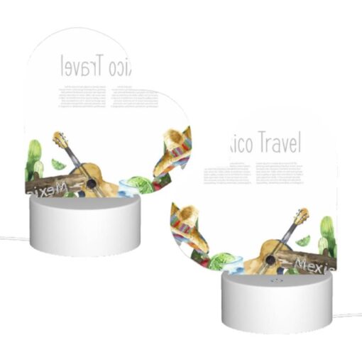 Love Acrylic Night Light, A Colorful Poster Advertising Mexico Travel. -Nuas Diy Shop b124a6882bc704768471a935dfb3224acf9e4a3e