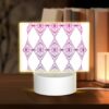 Rectangular Acrylic Night Light, A Purple And Pink Diamond Pattern. -Nuas Diy Shop b15a1407c6fd1aeefabc1ed172d79390b7b05764