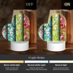 Love Acrylic Night Light, Three Colorful Designs Of Flowers Are Displayed On A Wall. -Nuas Diy Shop b1c3be9a2ea5f21fa366f4c4458ce91cad9d0ca9