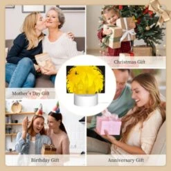 Rectangular Acrylic Night Light, A Skeleton Is Sitting In Front Of A Haunted House. -Nuas Diy Shop b1ec8f076646e0a2879cfd0e24d973c7b8119a7f