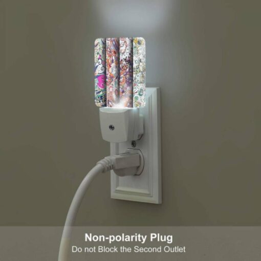 Night Light Set Of 2, Four Different Colored Paintings Of Flowers. -Nuas Diy Shop b1f23bafe4e07fecb7ff673e02dece11f7f65f33
