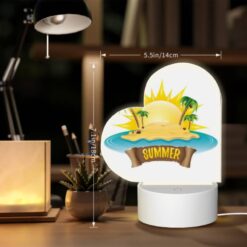 Love Acrylic Night Light, A Sunny Beach With A Palm Tree Logo. -Nuas Diy Shop b282c24592b2c4b799ce043ab78e816ff0d27eff