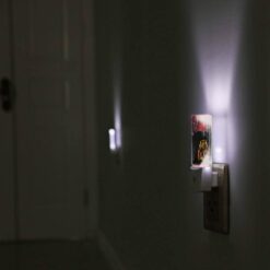 Night Light, A Black And White Image Of A Happy Halloween Sign. -Nuas Diy Shop b31e6ead268931f373fd3512638863c16f5c3a49