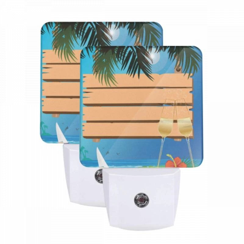 Night Light Set of 2, Two glasses of champagne are placed on a wooden pallet Night Light Set Of 2, Two Glasses Of Champagne Are Placed On A Wooden Pallet -Nuas Diy Shop b40701208098bdb1a7ef6bd0eac8b4c8e3a60959