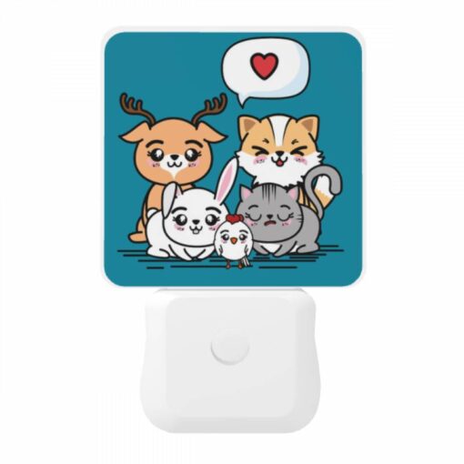 Night Light, A Group Of Animals -Nuas Diy Shop b64f382c556f09faeccfc9a247294fca21ae194f
