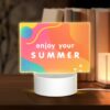 Rectangular Acrylic Night Light, A Colorful Advertisement For Enjoying Summer. -Nuas Diy Shop b7293d88edbf9421c0f735dd3a762cc99240ab92