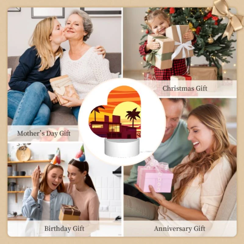 Love Acrylic Night Light, A house with a sunset in the background. Love Acrylic Night Light, A House With A Sunset In The Background. -Nuas Diy Shop b7f184d10fbb5ab574a8b898210fba033fd6ec2d