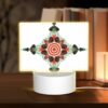 Rectangular Acrylic Night Light, A Colorful Design With A Red Circle In The Center. -Nuas Diy Shop b8abef701a30dc6ba9d129a33726fde79102b58c