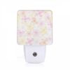 Night Light, A Pink And Yellow Flower Pattern. -Nuas Diy Shop b8ec3fc35eddc7dffbc58893622704cedd803662